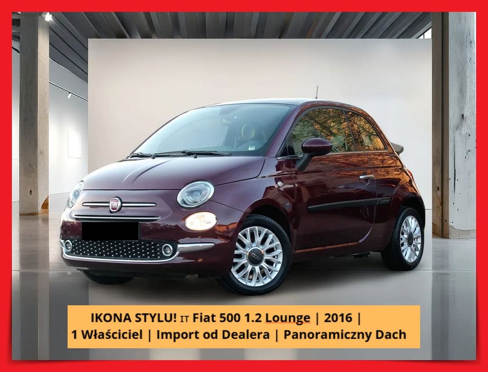 Fiat 500 1.2 8V Start&Stopp Pop 2016