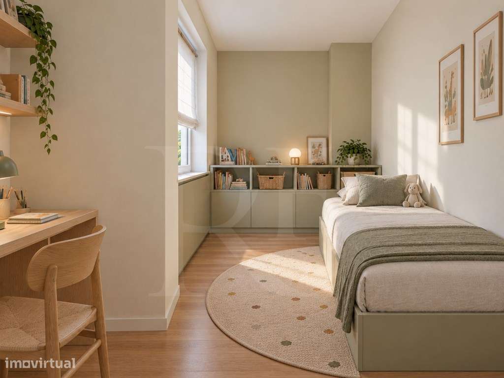 Apartamento T2 com logradouro privativo na Ajuda-4