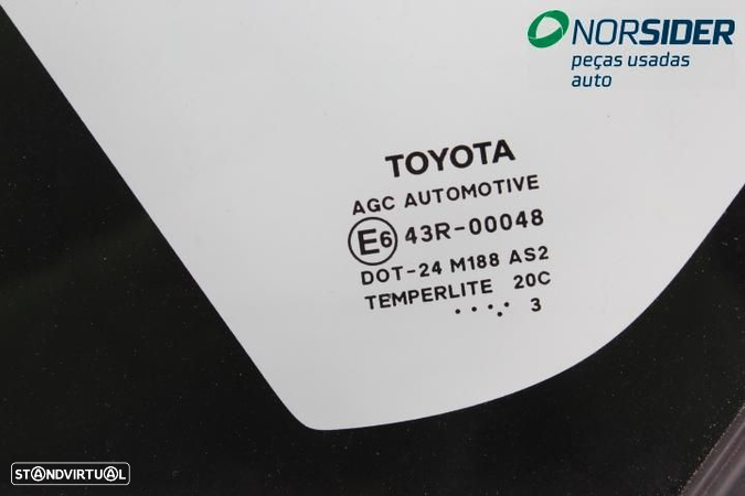 Vidro fixo painel lateral 1 esq Toyota Auris|12-15 - 5