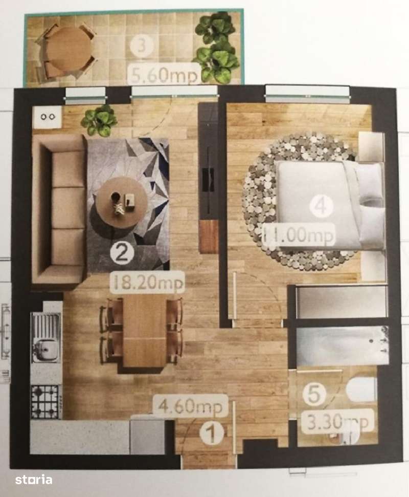 AP 2 camere Sector 2 / Complexul Belvedere, Strada Fabrica de Glucoza-4