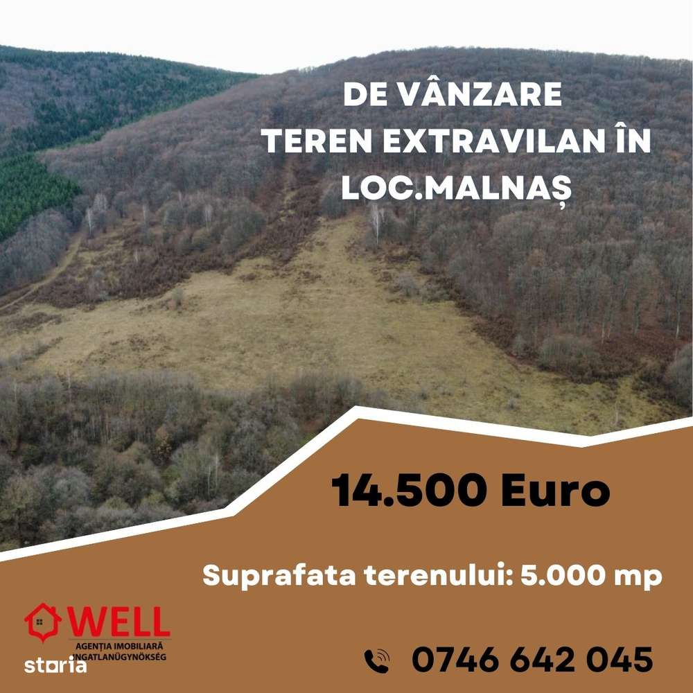 De vânzare teren extravilan în loc.Malnaș - Imagine principală: 1/7