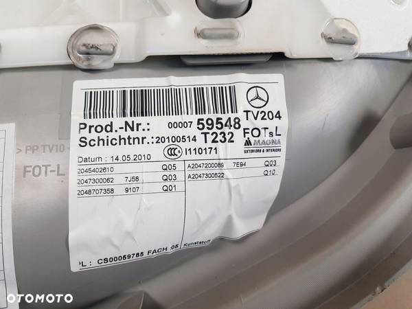 MERCEDES W204 KOMBI TAPICERKA DRZWI BOCZKI KOMPLET - 9