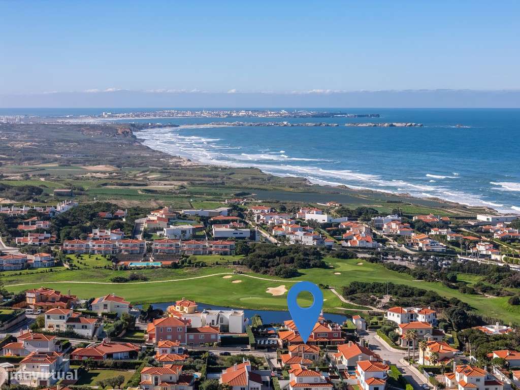 Moradia T3 com piscina, jardim, garagem e vista no Praia d'el Rey B...-55