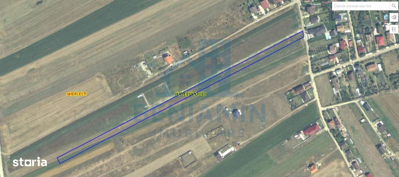 Parcela de 350mp-Ghercesti-Primaverii-Deschidere 16m - Imagine principală: 5/10