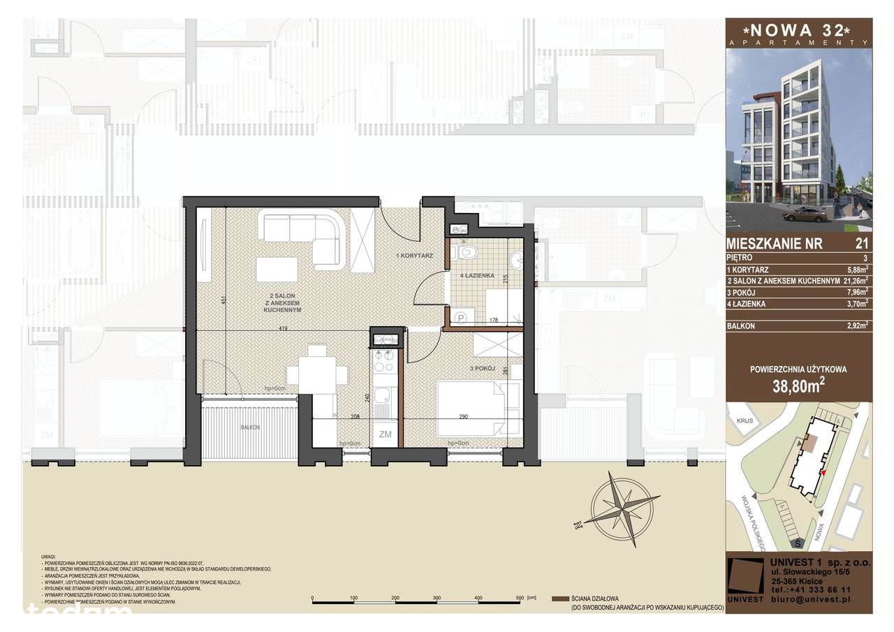 Nowa 32 | mieszkanie 2-pok. | 21 - Pełny obrazek: 2/9
