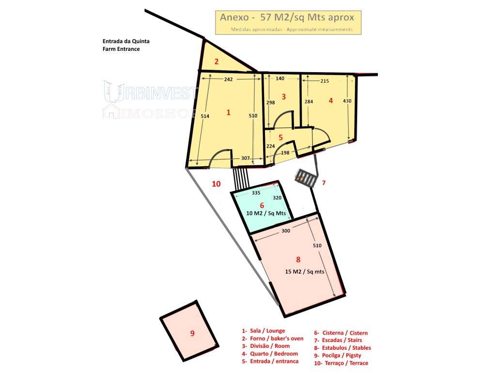 Quinta com 4.440 M2, Vista mar entre Loulé e Almancil - Casa princi... - Grande imagem: 4/19