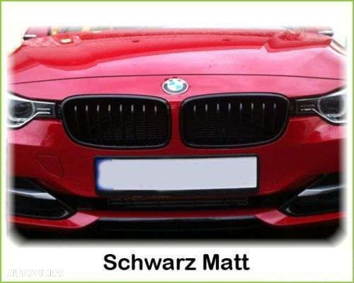 GRILE BMW SERIA 3 F30 F31 M3 LOOK Negru Mat Lucios simple duble - 7