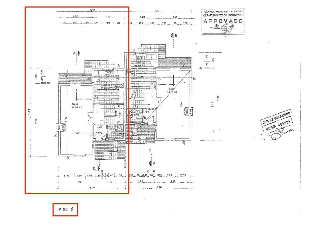 Moradia remodelada com jardim, garagem e vista desafogada, Algueirão,-45