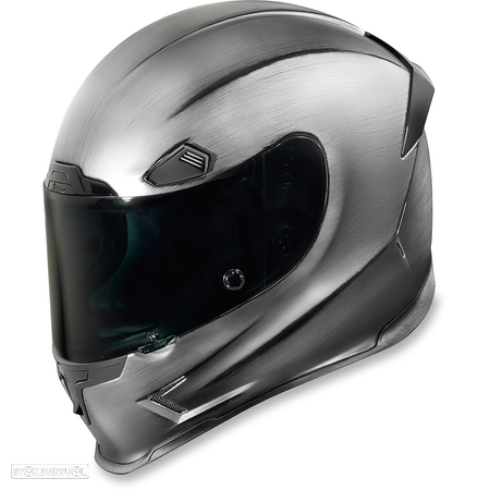 capacetes icon airframe pro™ quicksilver™ silver/black medium - 3