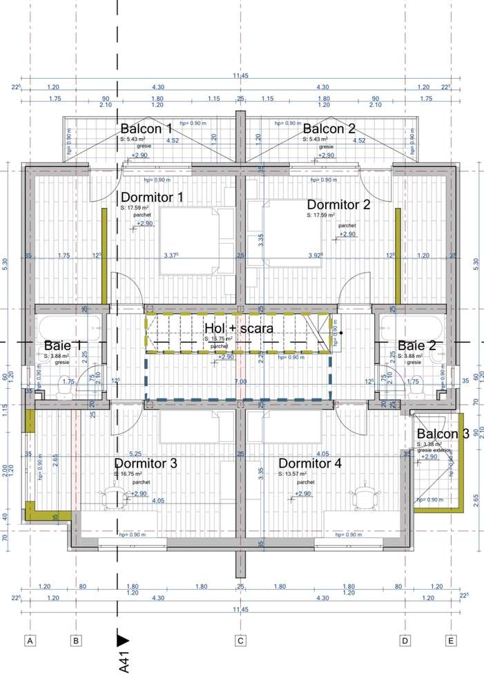 Casa finisata de vanzare|Gilau, 5 camere 4 bai+mansarda, teren 810mp-11