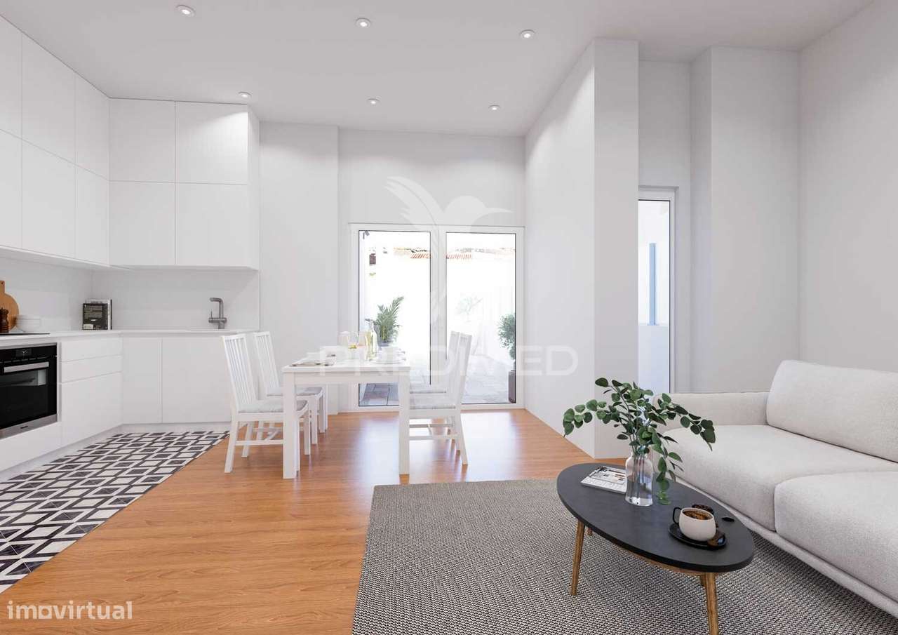 Apartamento T1 em Edifício Pombalino, centro, vista rio. - Grande imagem: 3/30