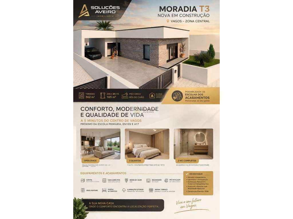 Moradia T3 Isolada e Térrea - Vagos-9