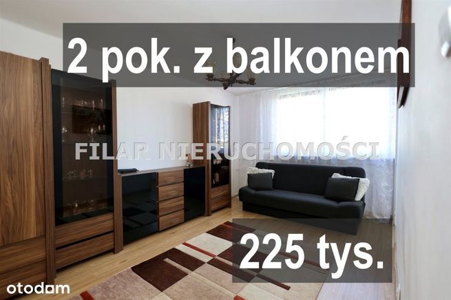 2 pokoje z balkonem ul. Budziszyńska