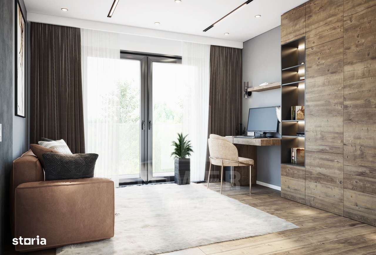 Casă modernă în Cisnădioara / Cisnădie – vedere către Cetatea Cisnădio - Imagine principală: 4/9