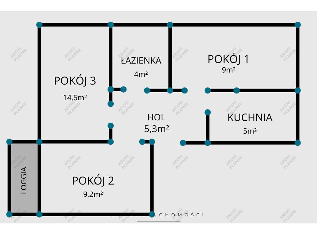 Mieszkanie z Potencjałem - 3 Pok. Przy Lesie i Pkp-13