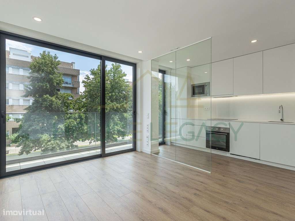 Apartamento T0 Novo com Varanda e Lugar de Garagem | Agra Campus 3 ...-0