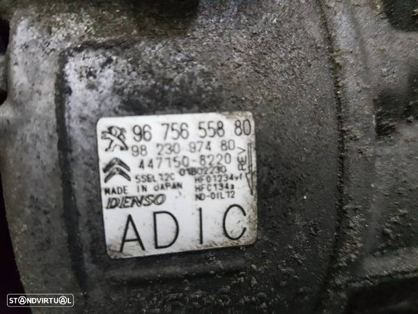 Compressor Ar condicionado Peugeot 5008 208 2008 3008 508 II 1.6 Hdi 2.0 HDI 1.2 2015-2023 Vários modelos em stock - 6