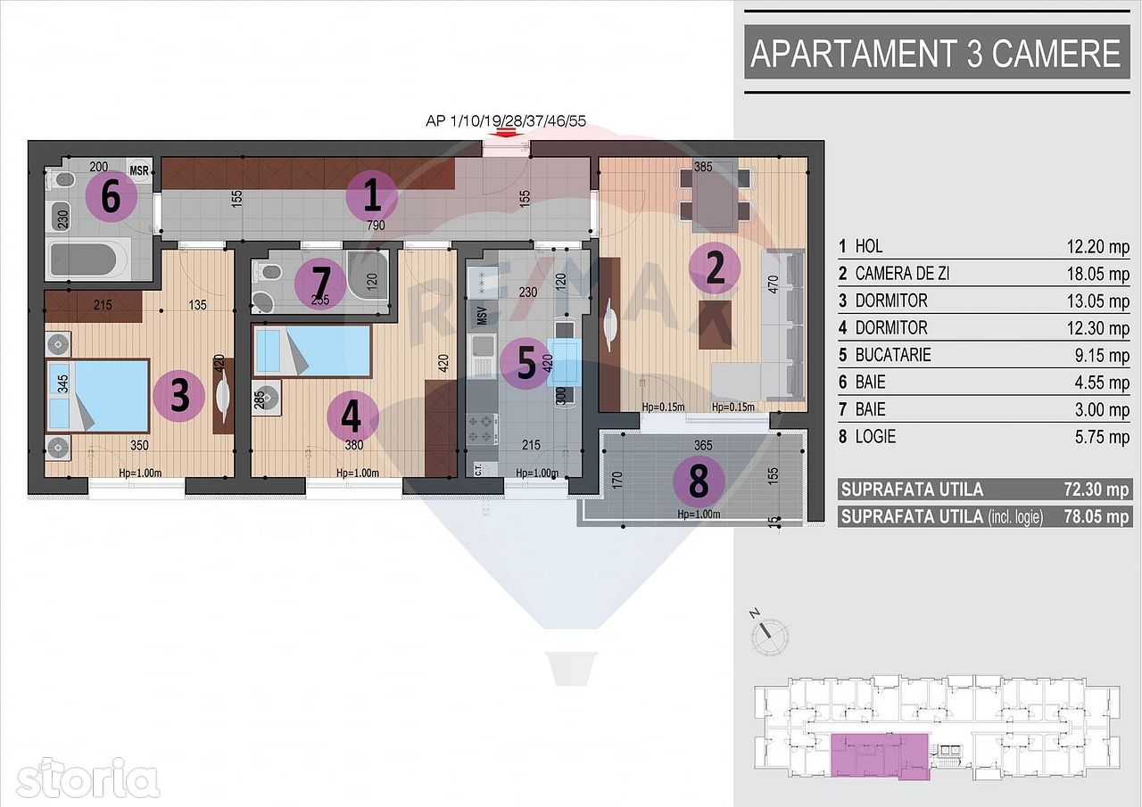 Apartament 3 camere Berceni de vanzare de la dezvoltator | COMISION 0