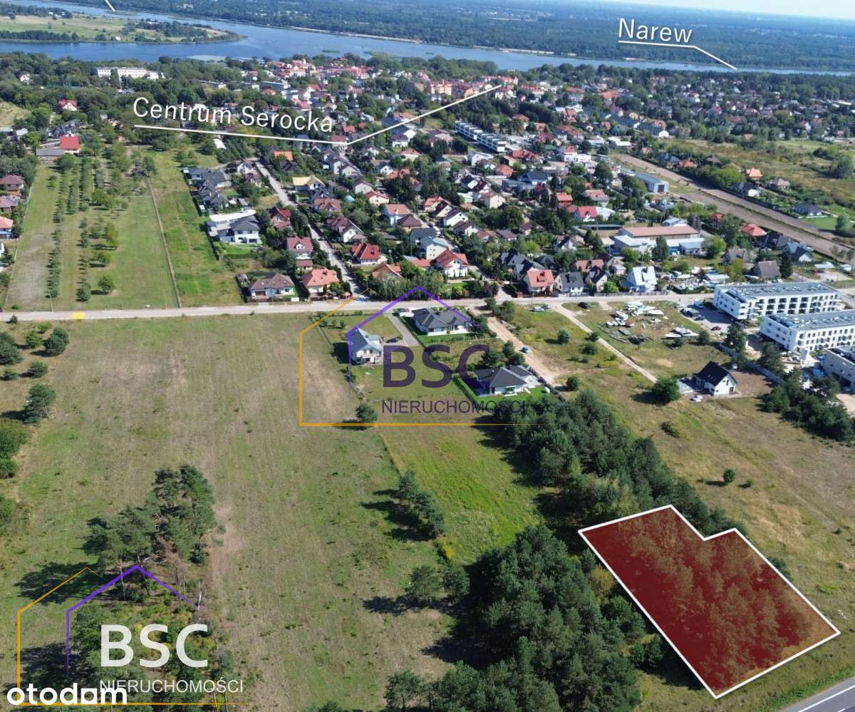 Działka budowlana w Serocku w dobrej cenie-1