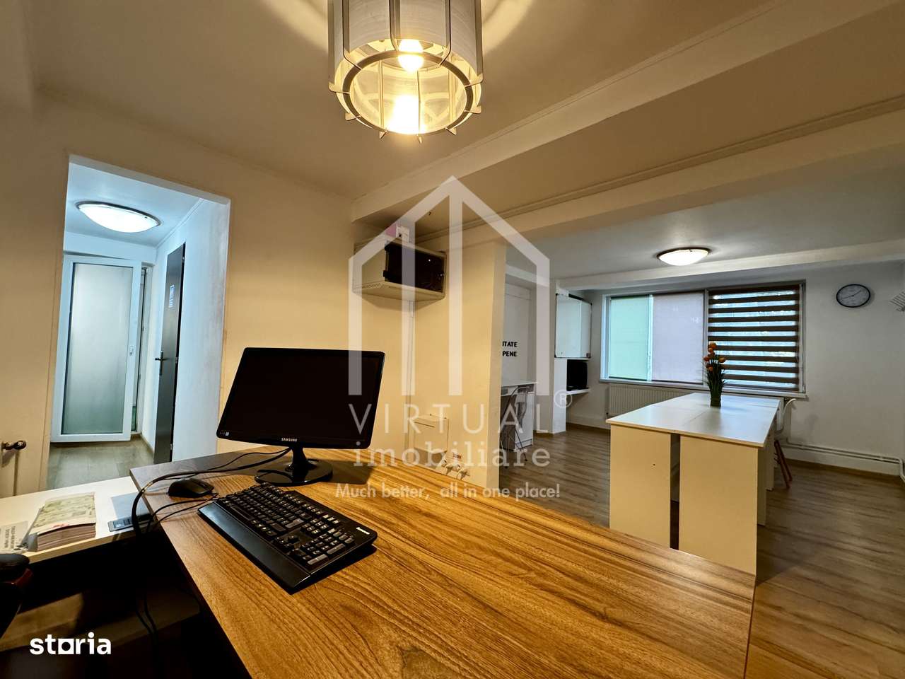 Spatiu comercial cu 2 camere, 53mp utili + terasa, etaj 1, Bl V. Milea - Imagine principală: 5/11