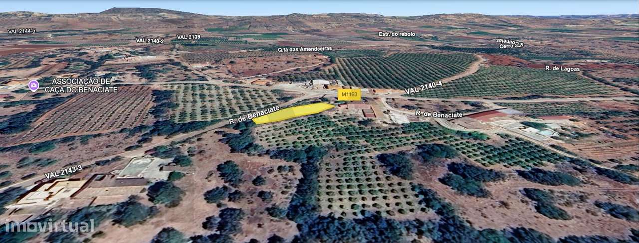 Terreno C/ Projeto de Construção Aprovado em Benaciate - Silves - Grande imagem: 3/11