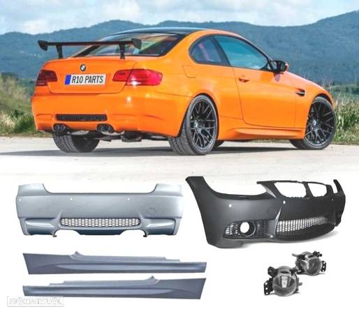 KIT CARROÇARIA PARA BMW E92 E93 06-10 LOOK M3 + NEVOEIRO - 1