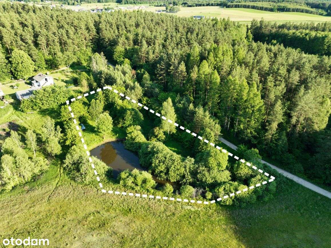 Piękna działka z "oczkiem", w sąsiedztwie zabudowa - Pełny obrazek: 4/20