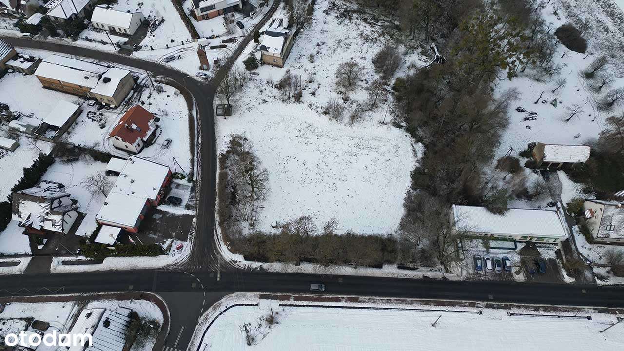 NAROŻNA działka inwestycyjna pod zab.mieszkaniową, wszystkie media !-6