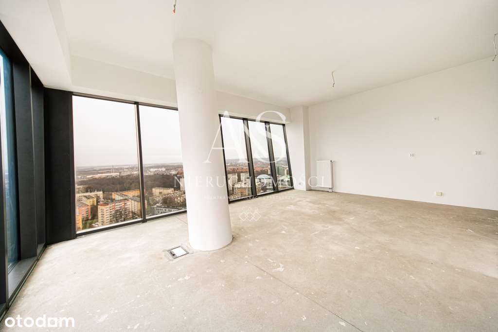 Apartament w Hanza Tower | 21p. | 3 pok.-3