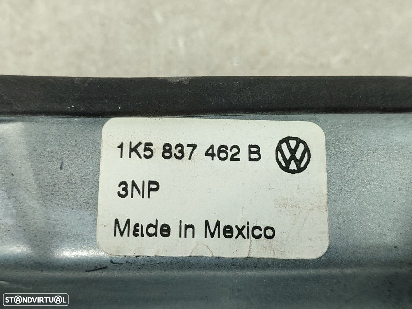 Armação Elevador Fr Drt Frente Direito Volkswagen Jetta Iii (1K2) - 5