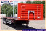 Inny Naczepa platforma H=950 mm MEGA Trailers, budowlana 13.60 m !. - 13