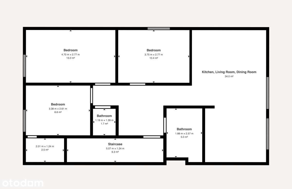 Nowe apartamenty 83 m² • pod klucz • centrum-19