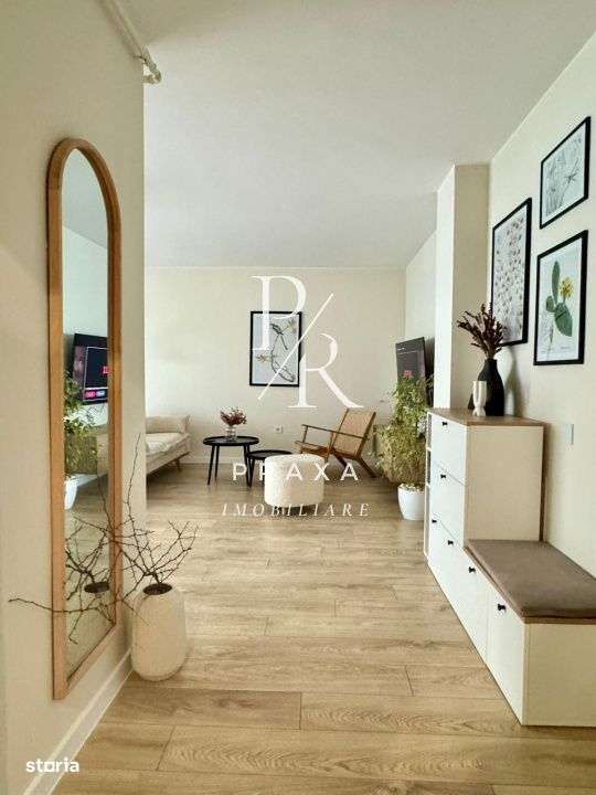 Apartament 2 camere, 54mp, balcon, garaj, LIFT, mobilat modern, zona M - Imagine principală: 2/15