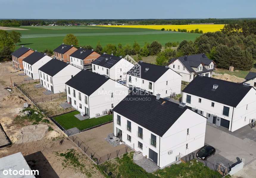 Bliźniak z garażem na cichym i kameralnym osiedlu tuż przy lesie, - Pełny obrazek: 4/11