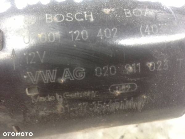 Skoda Octavia FL 1.6 102KM rozrusznik Bosch 0001120402 - 3