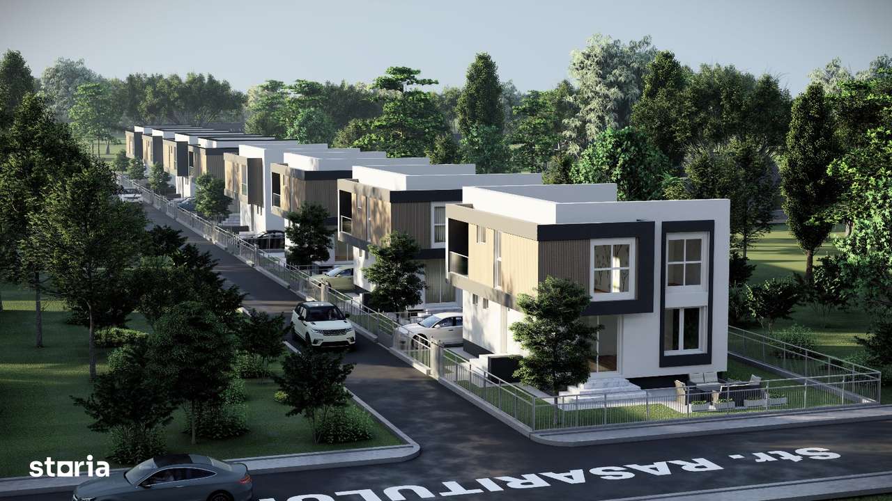 Vila Individuala P+1, 4 Camere - 3 bai, Teren 235 MP - Imagine principală: 2/7