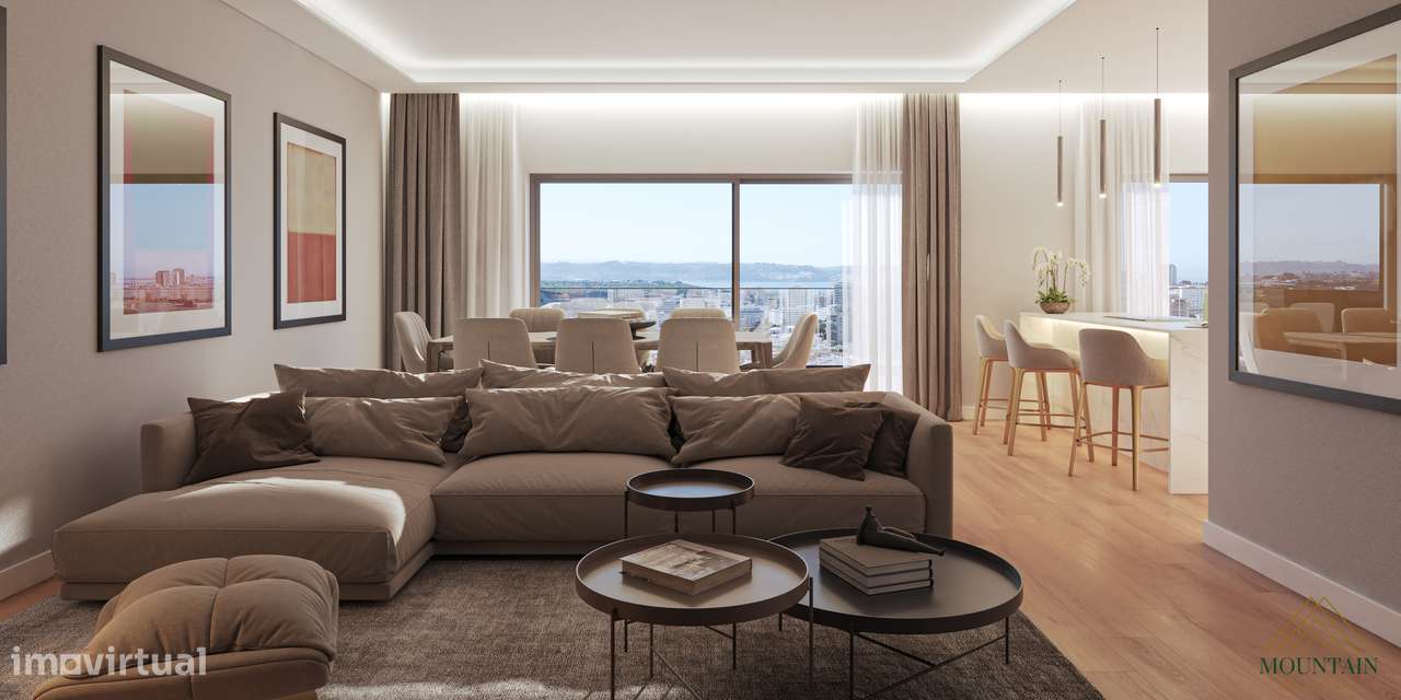 Apartamento T3 novo e luxuoso na Urbanizaçao Alto da Montanha - Oeiras - Grande imagem: 5/29