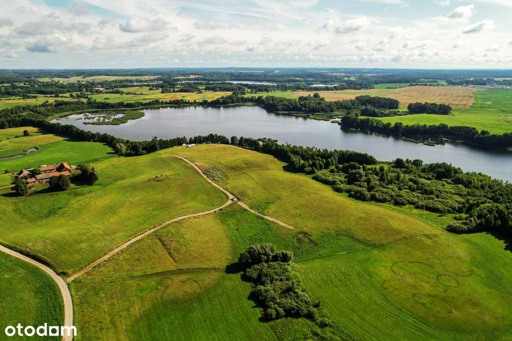Działki z linią brzegową oraz pięknym widokiem na jezioro Stromek!-9