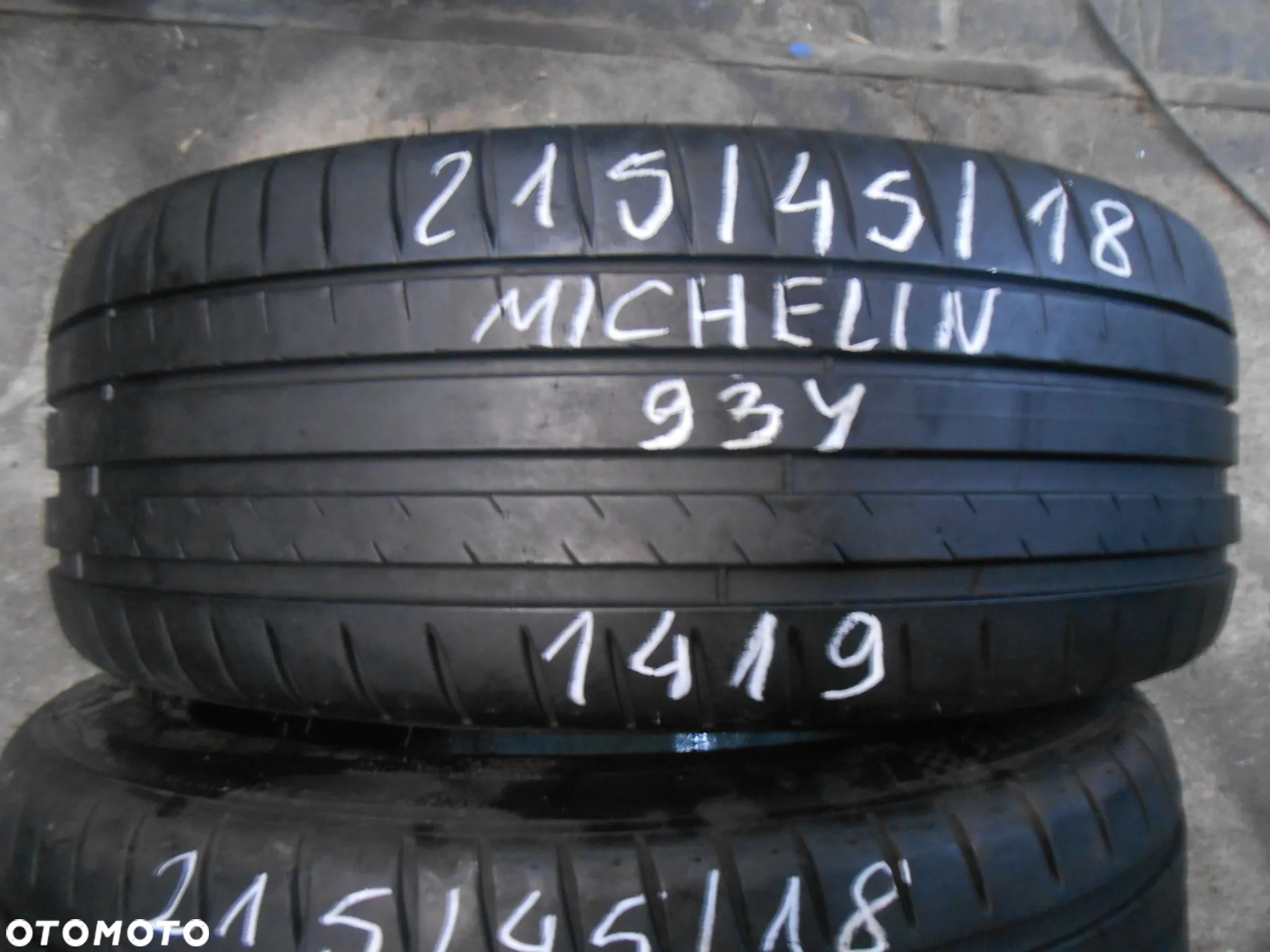 OPONY 215/45R18 MICHELIN PILOT SPORT 4 DOT 1419 7MM - 2