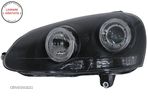 Faruri Angel Eyes VW Golf 5 V (2003-2007) LHD/RHD Negru- livrare gratuita - 3