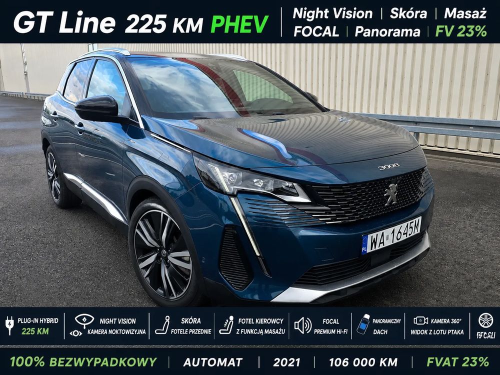 Peugeot 3008 II 1.6 PureTech HYbrid GT Line S&S EAT8 2021