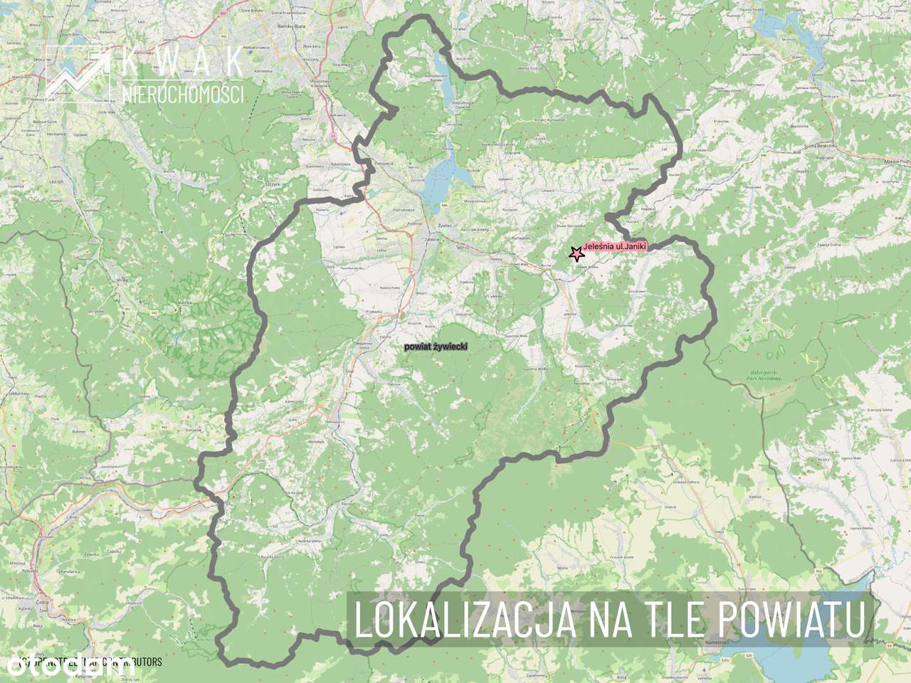 Działka pod Twój dom w górach Jeleśnia Janiki-2