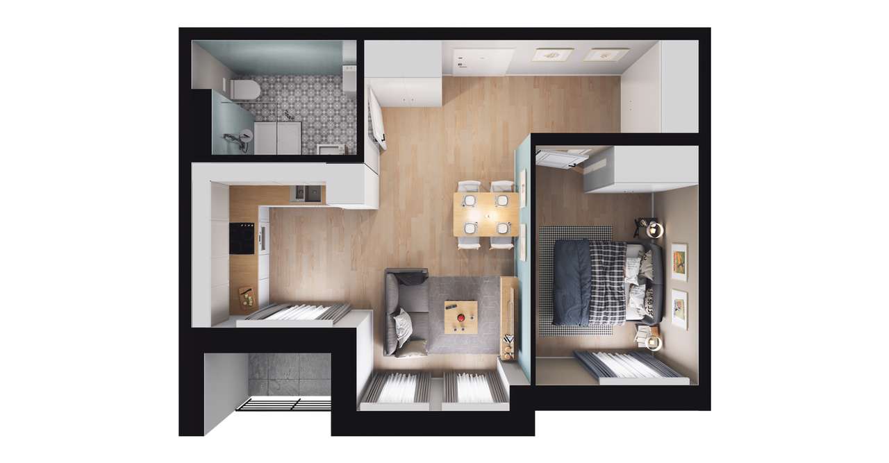 Nowa 32 | mieszkanie 2-pok. | 19 - Pełny obrazek: 3/9