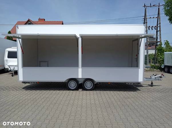 Niewiadów DOSTAWA! H20521HT Przyczepa HANDLOWA gastronomiczna 520x203x230! 2 klapy sprzedażowe, ściany z LAMINATU! DMC 2000kg - 6