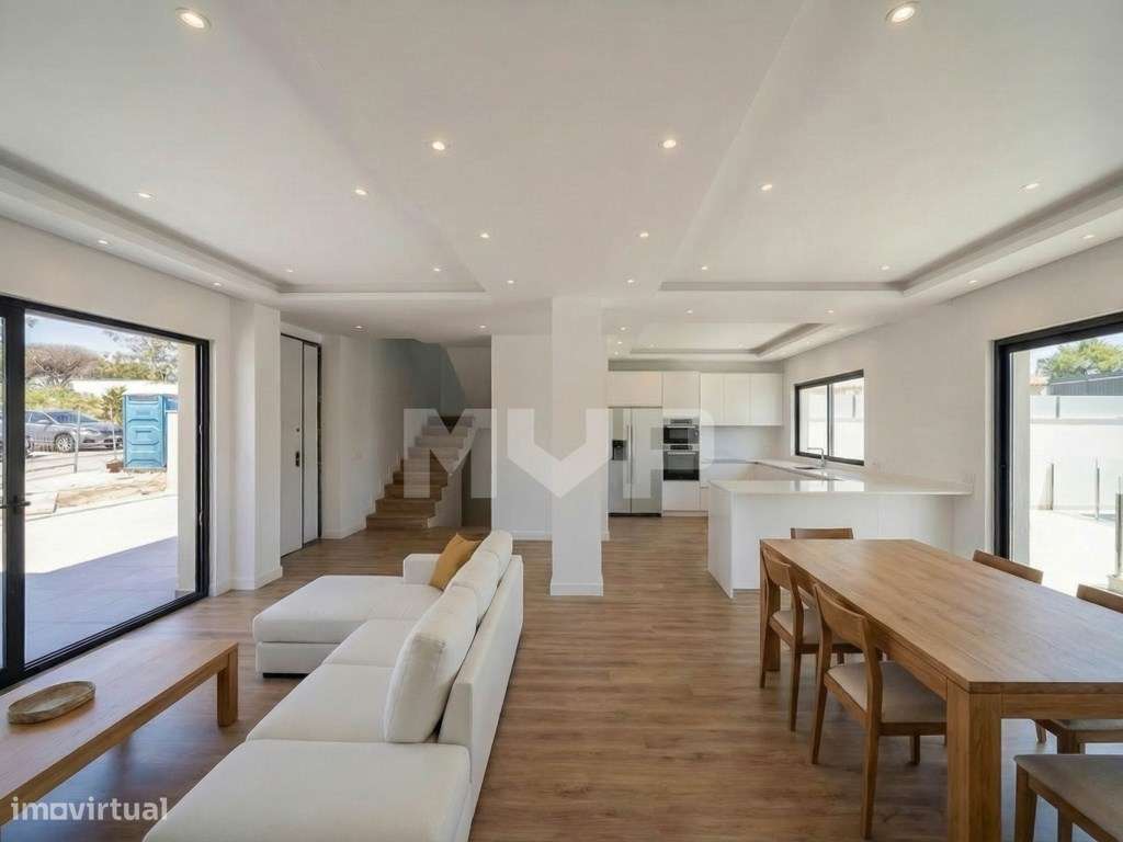 Moradias V3+1 com piscina | Gambelas - Design contemporâneo-7