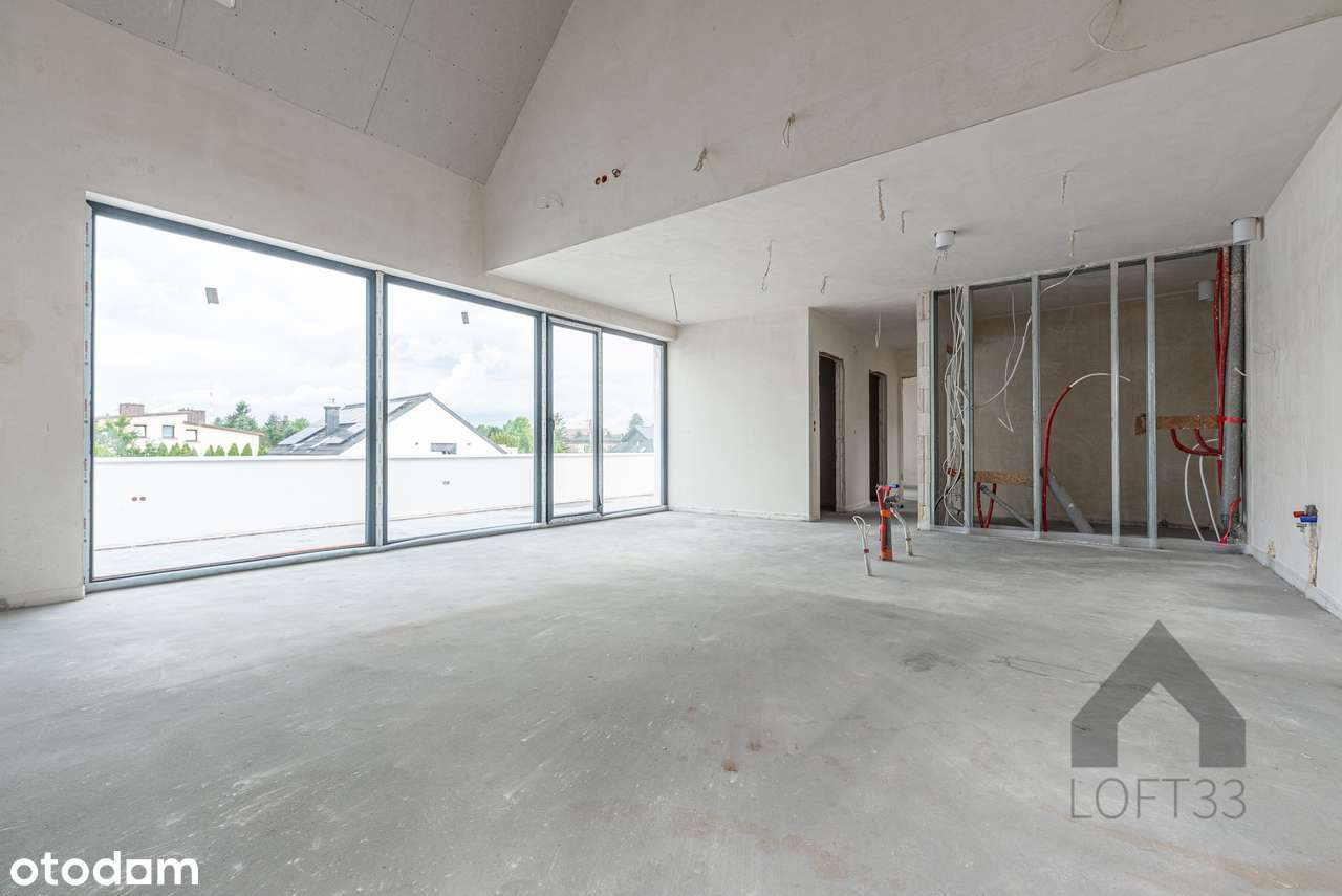 Nowoczesny, dwupoziomowy apartament z dużym tarasem na Pszczelniku-4