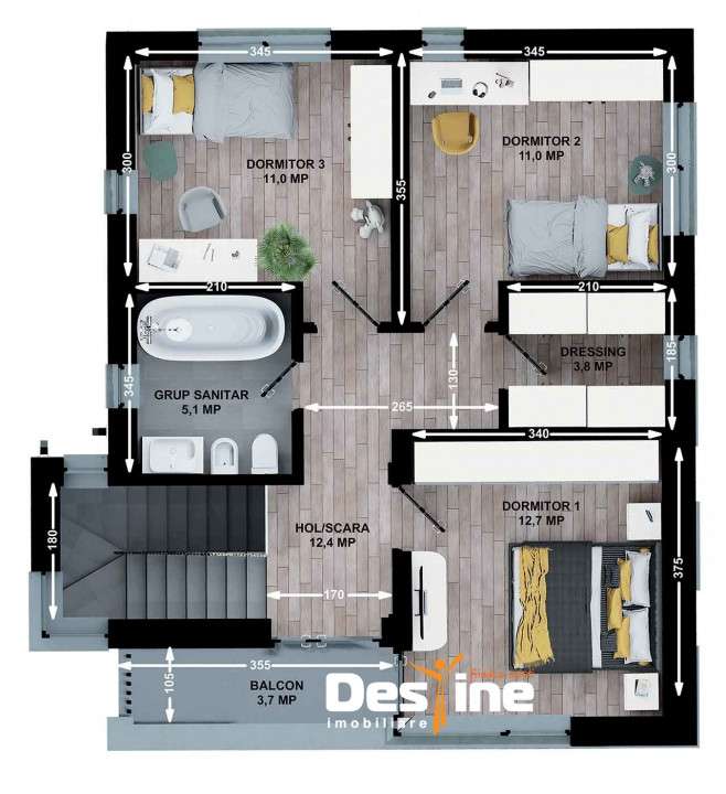 VISAN - BUCIUM Casa individuala 158mp P+1, 552 mp teren - Imagine principală: 4/19