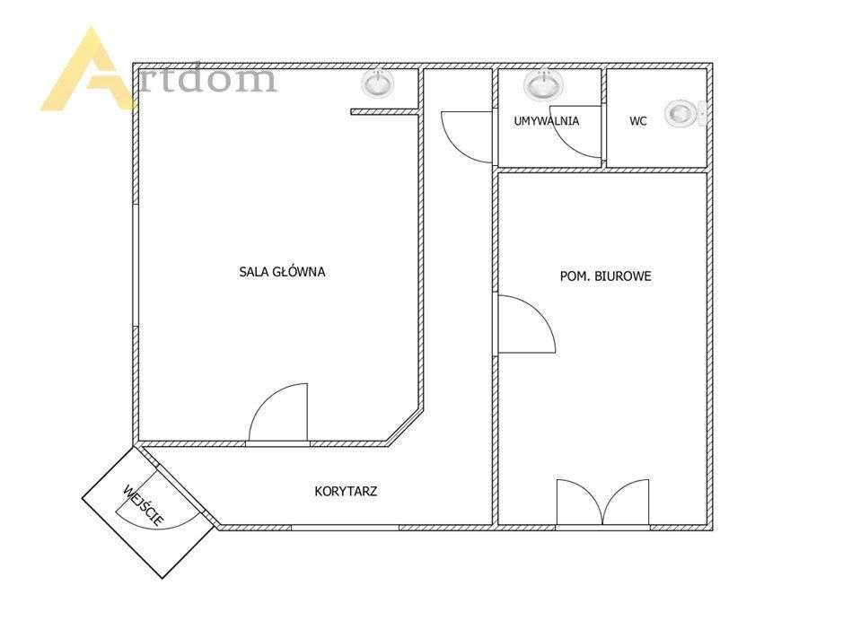 Lokal ul. Mickiewicza, wysoki parter, duża witryna-11