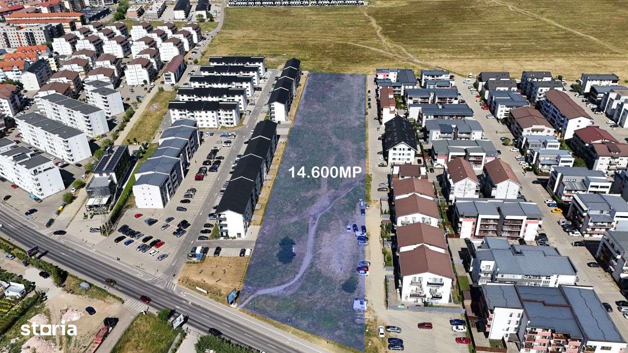 Teren intravilan 14.600mp pentru constructii pe Calea Cisnadiei - Imagine principală: 1/3