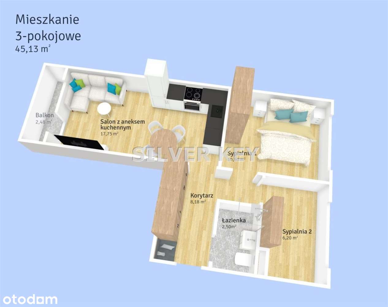 gotowe do wprowadzenia/3 pokoje z balkonem-12